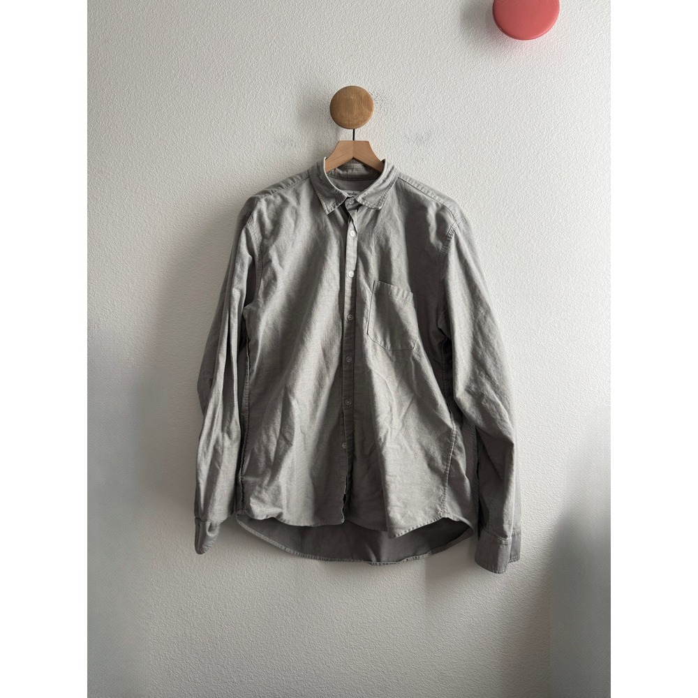 Steven Alan Gray Button Down Long Sleeve Shirt Size XL *Please Read*